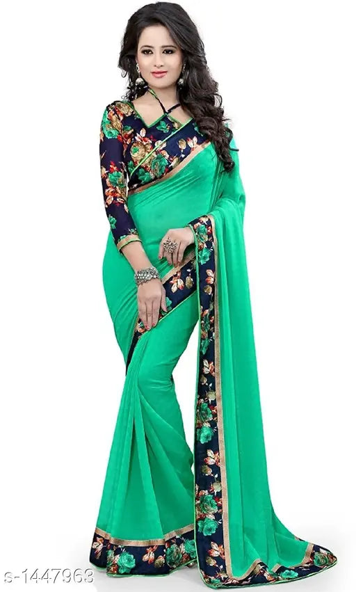 Alluring Chiffon Printed Saree