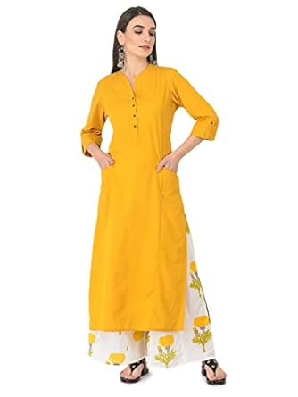 Pistaa's Women's Loose Fit Cotton Salwar Suit